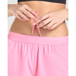 Ademende dames polyester hardloopshort 110 g/m² Roly Direct Stratos kleur rose paztel detailweergave 2