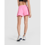 Ademende dames polyester hardloopshort 110 g/m² Roly Direct Stratos kleur rose paztel detailweergave 3