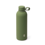 Thermosfles van gerecycled roestvrij staal 500 ml kleur wit eerste gebruiksweergave