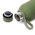 Thermosfles van gerecycled roestvrij staal 500 ml kleur wit detailweergave 1