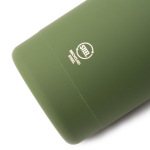 Thermosfles van gerecycled roestvrij staal 500 ml kleur wit detailweergave 2