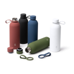 Thermosfles van gerecycled roestvrij staal 500 ml kleur wit detailweergave 3