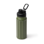 Thermosfles in militaire stijl van roestvrij staal 540 ml kleur wit eerste gebruiksweergave