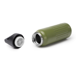 Fles van roestvrij staal met dop met drukknopopening 500ml kleur wit detailweergave 2