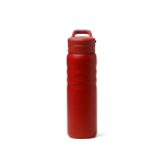 Thermosfles van gerecycled roestvrij staal met rietje 710ml kleur rood tweede weergave