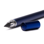 2-in-1 pen met afwerking, oneindig potlood en blauwe inkt kleur koningsblauw detailweergave 1