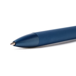 Balpen van aluminium met jumbo vulling blauwe inkt kleur koningsblauw detailweergave 1
