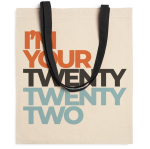 Tas van 100% katoen met lange gekleurde hengsels 140 g/m² kleur zwart eerste gebruiksweergave