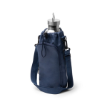 Eco kunstof flessendraagtas met verstelbare sluiting 2,5 L kleur koningsblauw eerste gebruiksweergave