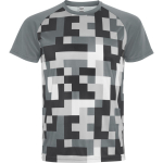 Unisex technisch polyester T-shirt 150 g/m² Roly Direct Ventor kleur grijs tweede weergave