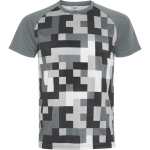 Unisex technisch polyester T-shirt 150 g/m² Roly Direct Ventor kleur grijs eerste gebruiksweergave