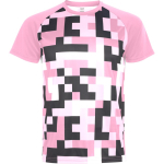 Unisex technisch polyester T-shirt 150 g/m² Roly Direct Ventor kleur rose paztel derde weergave