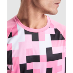 Unisex technisch polyester T-shirt 150 g/m² Roly Direct Ventor kleur rose paztel detailweergave 1