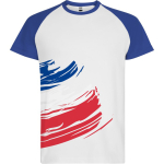 T-shirt selecties korte mouw katoenfeel 190 g/m2 Roly Direct kleur blauw eerste gebruiksweergave