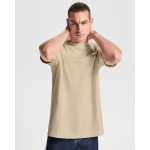 Unisex oversized katoenen T-shirt 270 g/m² Roly Direct Chow kleur wit detailweergave 2