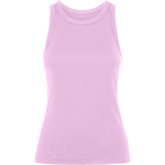 Dames tanktop in ribbreisel 270 g/m² Roly Direct Dribe kleur lichtroze eerste gebruiksweergave