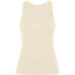 Dames tanktop in ribbreisel 270 g/m² Roly Direct Dribe kleur lichtbruin eerste gebruiksweergave