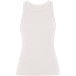 Dames tanktop in ribbreisel 270 g/m² Roly Direct Dribe kleur gebroken wit eerste gebruiksweergave