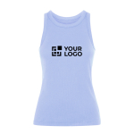 Dames tanktop in ribbreisel 270 g/m² Roly Direct Dribe hoofdweergave