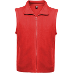 Unisex fleece bodywarmer met rits 300 g/m2 Roly Direct New kleur rood eerste gebruiksweergave