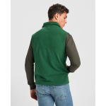 Unisex fleece bodywarmer met rits 300 g/m2 Roly Direct New kleur groene fles detailweergave 3