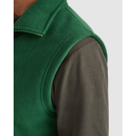 Unisex fleece bodywarmer met rits 300 g/m2 Roly Direct New kleur groene fles detailweergave 6