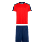 Unisex sportset korte mouw polyester 140 g/m2 Roly Direct kleur rood eerste gebruiksweergave