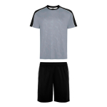 Unisex sportset korte mouw polyester 140 g/m2 Roly Direct kleur grijs eerste gebruiksweergave
