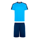 Unisex sportset korte mouw polyester 140 g/m2 Roly Direct kleur turkoois eerste gebruiksweergave