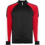 Unisex sportjack van polyester met rits 210 g/m² Roly Direct Gladius kleur donkerrood tweede weergave