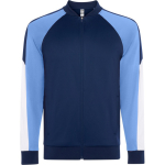 Unisex sportjack van polyester met rits 210 g/m² Roly Direct Gladius kleur lichtblauw eerste gebruiksweergave