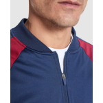 Unisex sportjack van polyester met rits 210 g/m² Roly Direct Gladius kleur granaat detailweergave 4