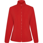 Dames fleecejack met ritssluiting 300 g/m2 Roly Direct kleur rood eerste gebruiksweergave