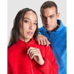 Dames fleecejack met ritssluiting 300 g/m2 Roly Direct kleur rood detailweergave 2