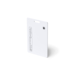 Waterbestendige en oplaadbare kaarttracker tegen verlies kleur wit eerste gebruiksweergave