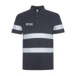 Unisex polo met korte mouwen en hoge zichtbaarheid 220 g/m2 hoofdweergave