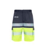 Tweekleurige unisex veiligheidsbermuda 210 g/m² Roly Lada hoofdweergave