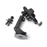 Verstelbare autohouder voor smartphone met draadloze oplader kleur zwart detailweergave 3