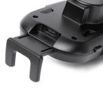 Verstelbare autohouder voor smartphone met draadloze oplader kleur zwart detailweergave 5