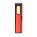 Ultraplatte dubbele zaklamp met magneet en clip, 3 standen kleur rood tweede weergave