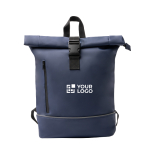 Roll-top rugzak met groot vak en reflecterende band pc 15'' hoofdweergave