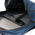 Waterdichte, vloeistofafstotende rugzak voor 15''-laptop kleur marineblauw detailweergave 1