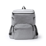 Koelrugzak van recycled plastic met isotherme binnenkant 22L kleur lichtgrijs tweede weergave