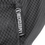 Ecologische waterafstotende rugzak met vakken en rits 9'' kleur zwart detailweergave 3