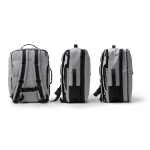 Reisrugzak met antidiefstalvak en mesh 12'' kleur grijs detailweergave 2