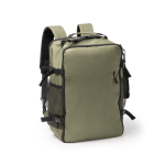 Reisrugzak met grote inhoud en 180°-opening voor 15'' laptop kleur donkergroen eerste gebruiksweergave