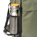 Reisrugzak met grote inhoud en 180°-opening voor 15'' laptop kleur donkergroen detailweergave 2