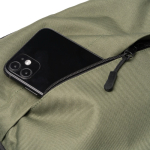 Reisrugzak met grote inhoud en 180°-opening voor 15'' laptop kleur donkergroen detailweergave 4