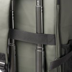 Laptoprugzak van synthetisch leer met dubbel compartiment 15'' kleur donkergroen detailweergave 5