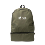 Ecologische sportrugzak met stevige schoenenvak en voorvak hoofdweergave